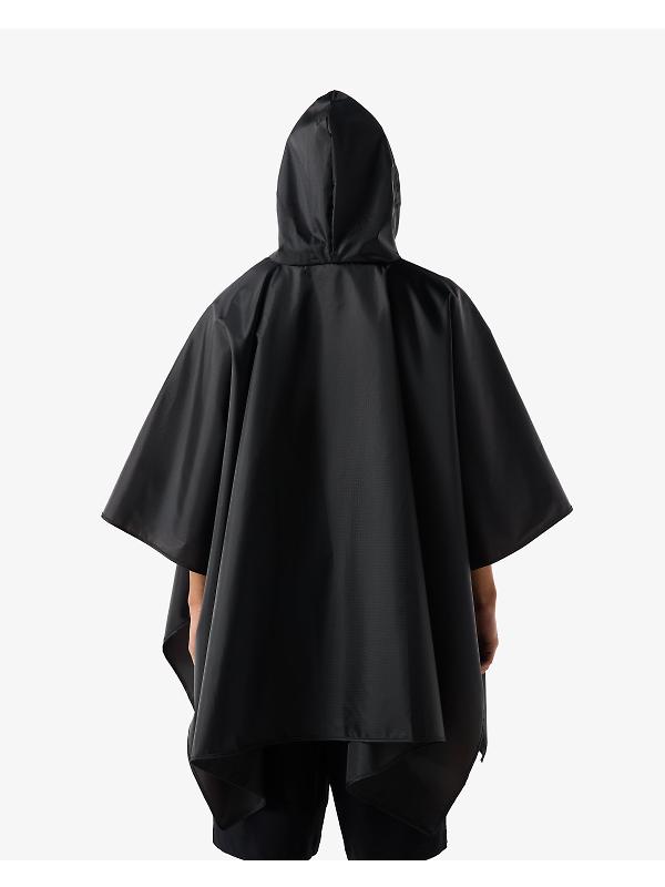 Hunter Unisex Packable Poncho - Black Image 5