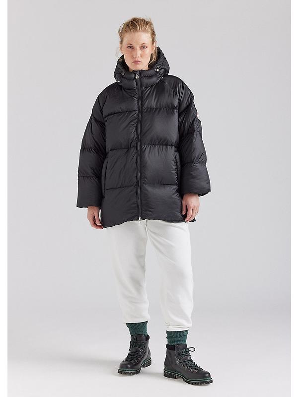 Pyrenex Unisex Sten Ripstop Hooded Down Jacket - Black Image 5