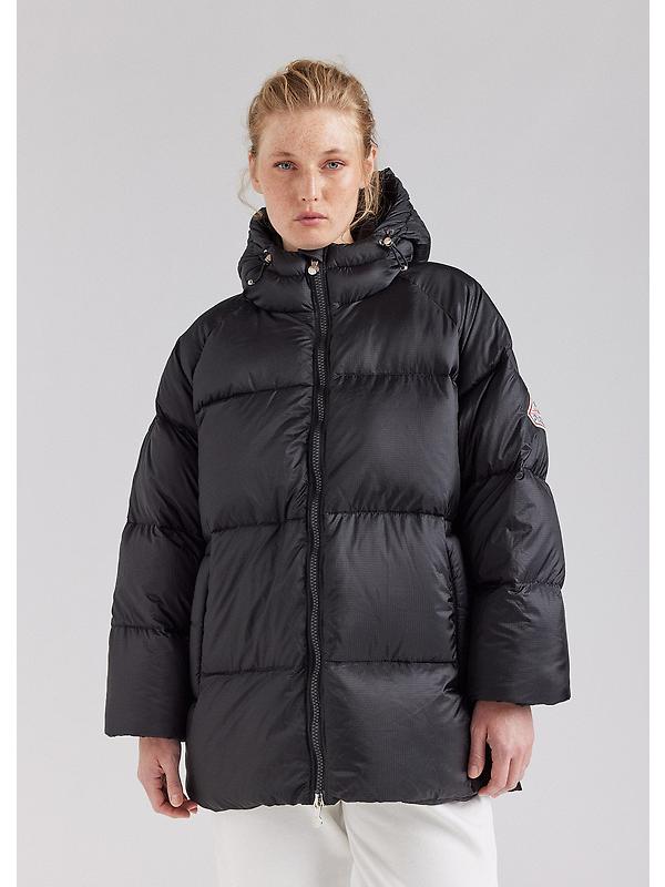 Pyrenex Unisex Sten Ripstop Hooded Down Jacket - Black Image 2