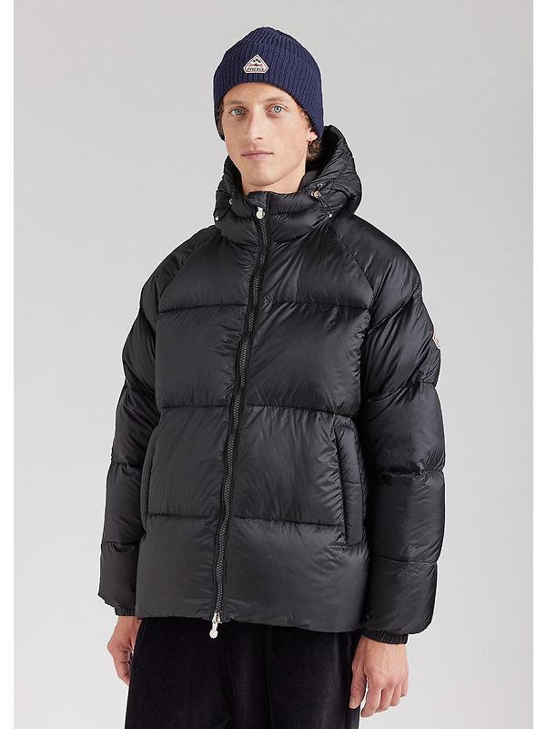 Pyrenex Unisex Sten Ripstop Hooded Down Jacket - Black Image 3