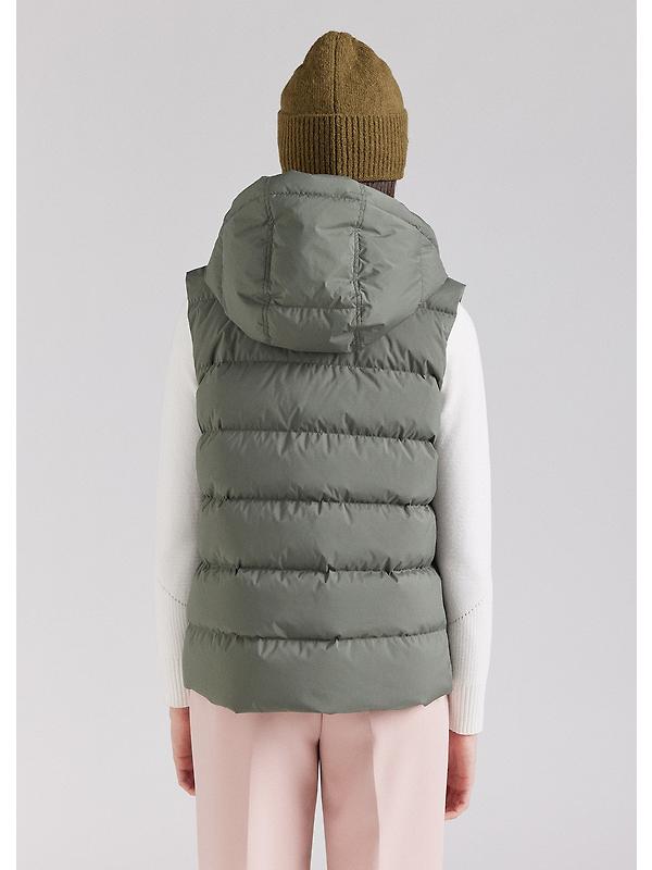 Pyrenex Women's Spoutnic Sleeveless Down Jacket - Deep Khaki Image 5