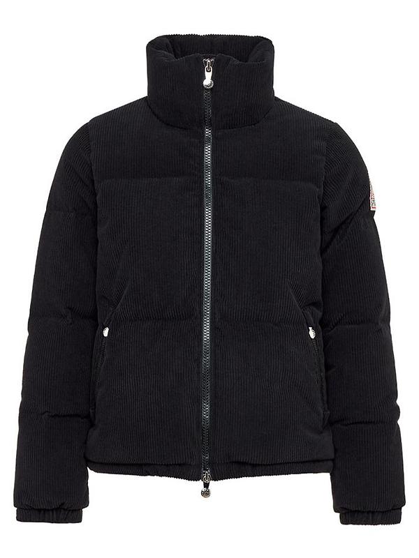 Pyrenex Women's Goldin Velvet Short Down Jacket - Black Image 1