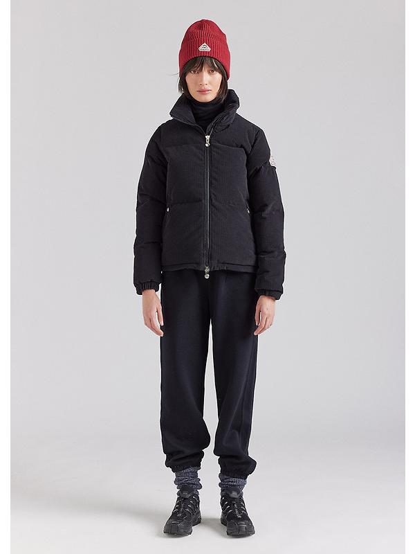 Pyrenex Women's Goldin Velvet Short Down Jacket - Black Image 3