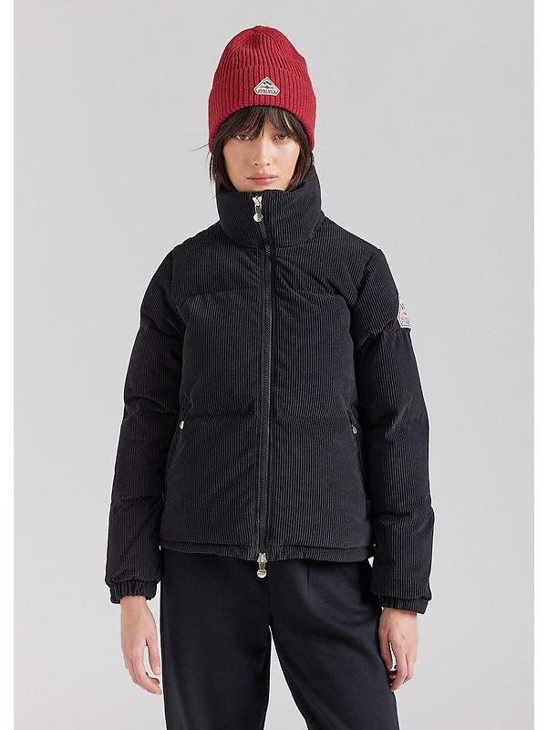 Pyrenex Women's Goldin Velvet Short Down Jacket - Black Image 2