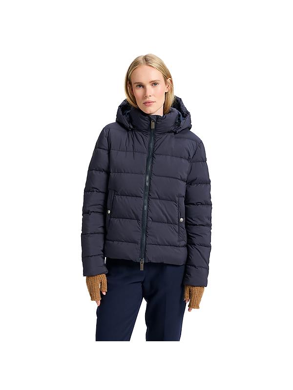 Pyrenex Women's Spoutnic Down Jacket with Removable Hood - Deep Ink Image 1