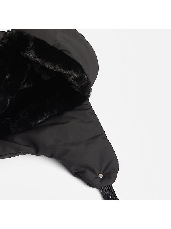 Hunter Rosyth Ripstop Puffer Trapper Hat - Black Image 4