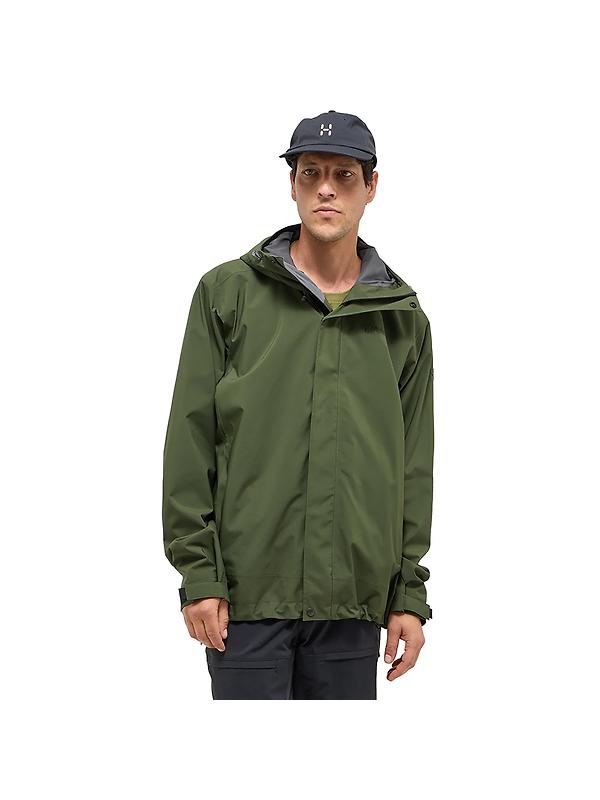Haglöfs Men's Breeze Proof Jacket - Seaweed Green Image 2