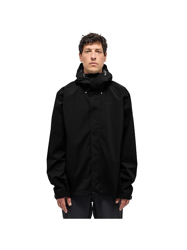 Haglöfs Men's Breeze Proof Jacket - True Black Image 3