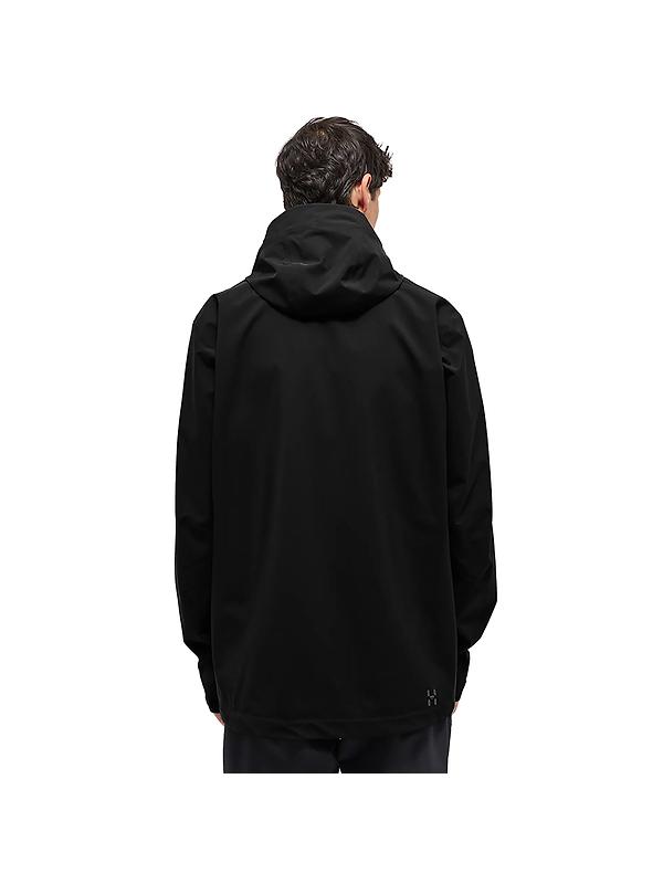 Haglöfs Men's Breeze Proof Jacket - True Black Image 4