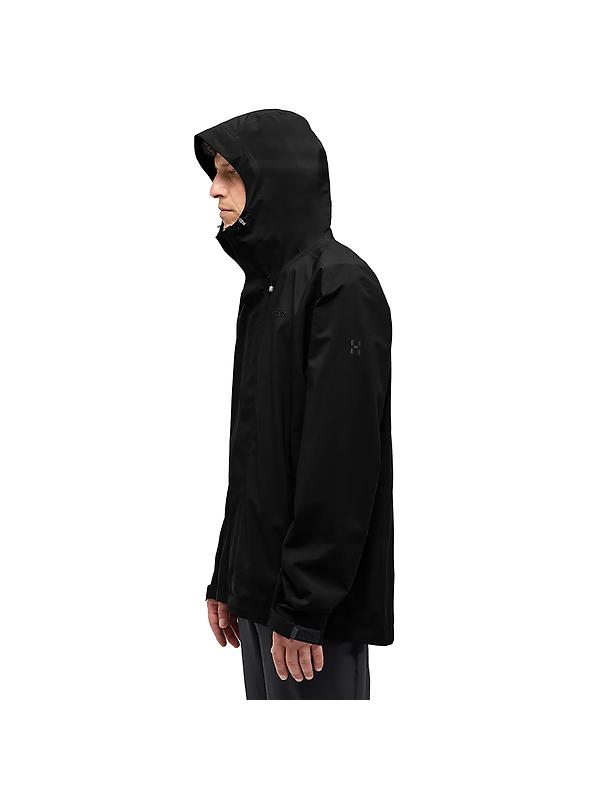 Haglöfs Men's Breeze Proof Jacket - True Black Image 5