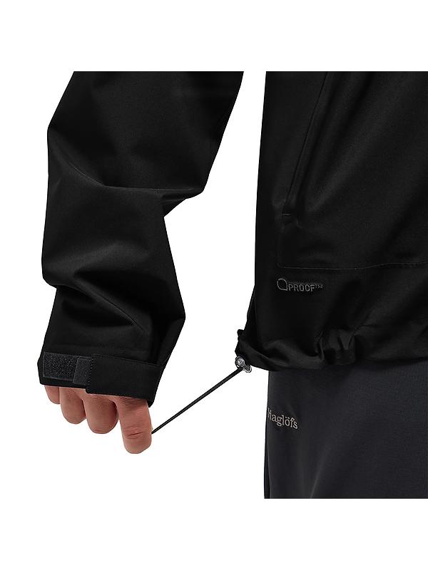 Haglöfs Men's Breeze Proof Jacket - True Black Image 8