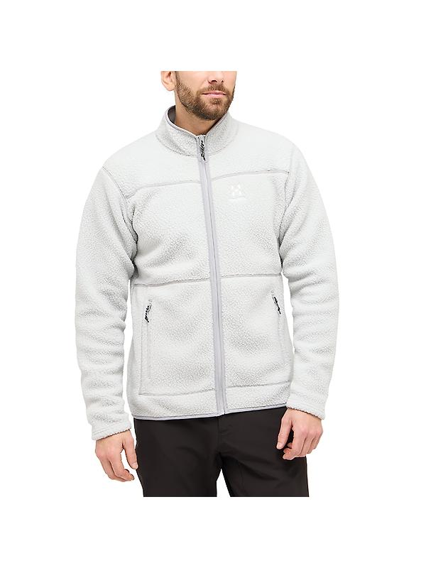 Haglöfs Men's Mossa Pile Jacket - Stone Grey Melange Image 3