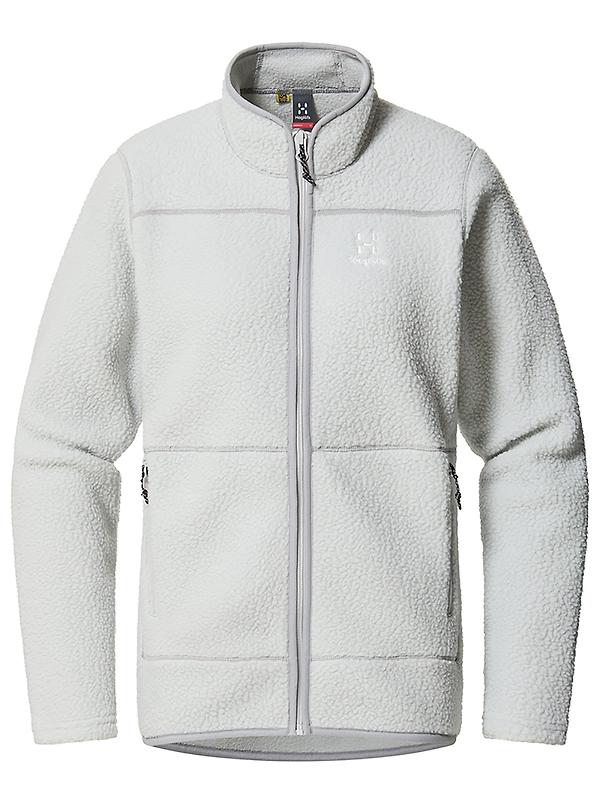 Haglöfs Women's Mossa Pile Jacket - Stone Grey Melange Product Image