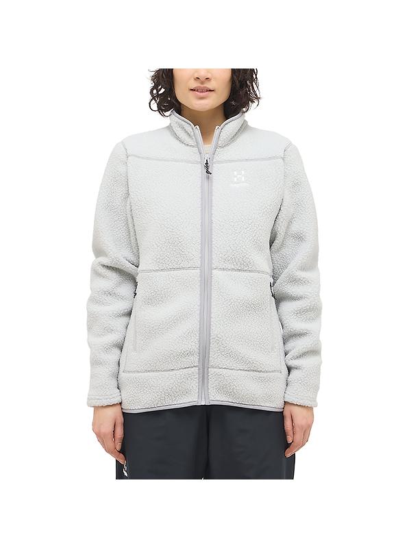 Haglöfs Women's Mossa Pile Jacket - Stone Grey Melange Image 3