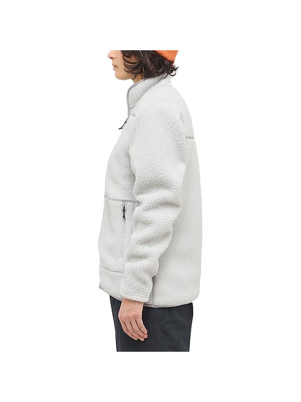 Haglöfs Women's Mossa Pile Jacket - Stone Grey Melange Image 5