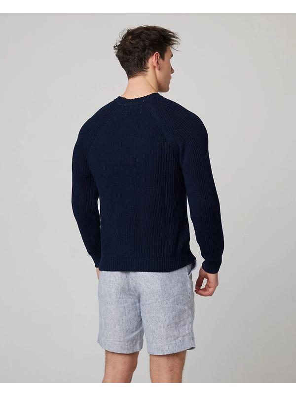 Peregrine Men's Harry Sweater - Navy Image 6