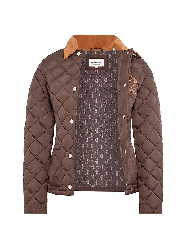 Holland Cooper Women's Hastings Quilted Jacket - Chocolate Image 7