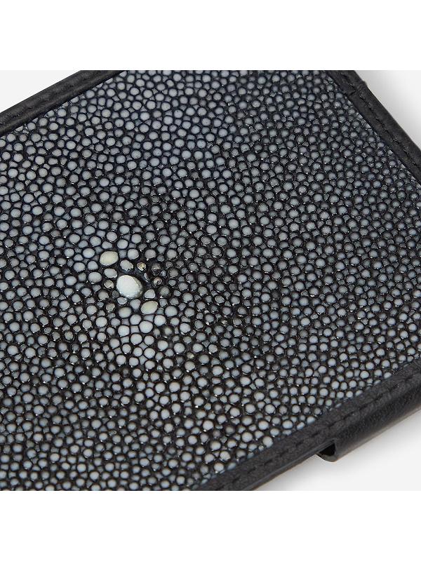 Oliver Sweeney Men's Headley Stingray Leather Cardholder - Black Image 6