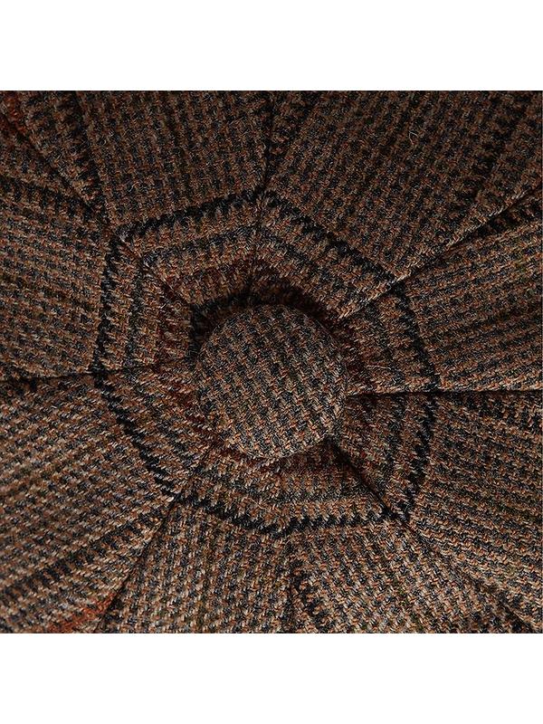 Holland Cooper Baker Boy Cap - Bourbon Tweed Image 2