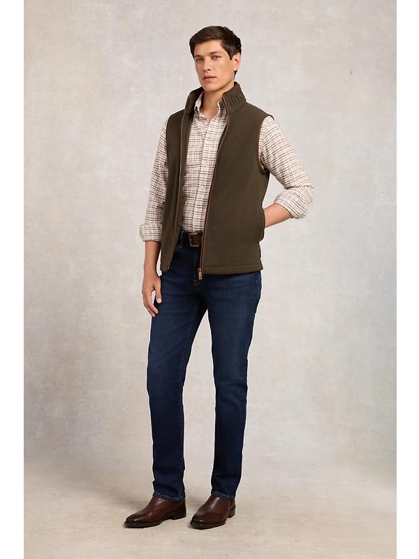 Holland Cooper Men's Classic Button Down Shirt - Cheltenham Camel Check Image 11