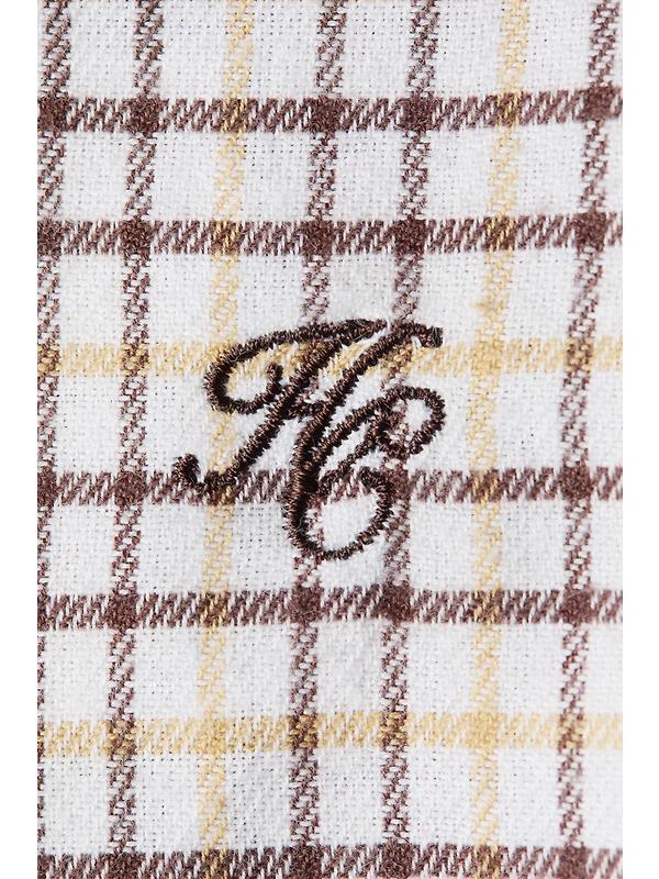 Holland Cooper Men's Classic Button Down Shirt - Cheltenham Camel Check Image 7