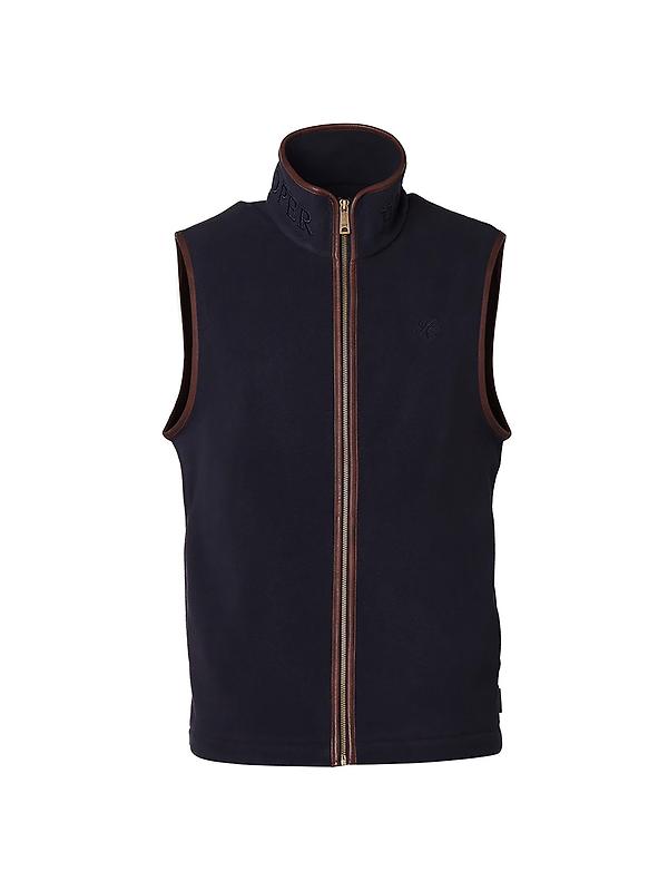 Holland Cooper Men's Country Fleece Gilet - Ink Navy Image 1