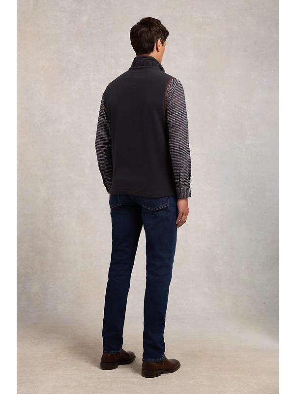 Holland Cooper Men's Country Fleece Gilet - Ink Navy Image 5