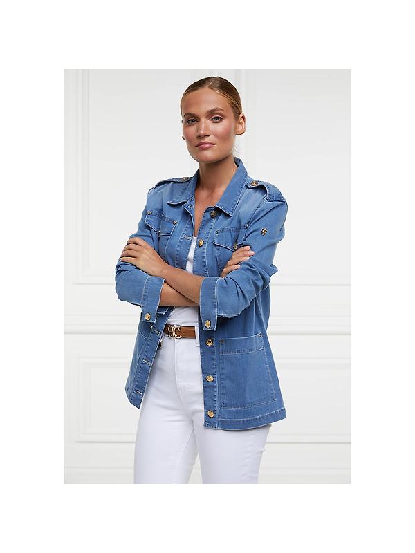 Holland Cooper Women's Artillery Jacket - Denim Image 2