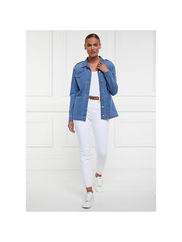 Holland Cooper Women's Artillery Jacket - Denim Image 7