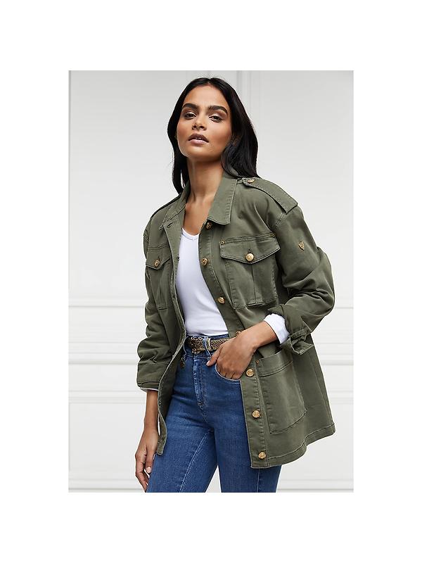 Holland Cooper Women's Artillery Jacket - Hunter Green Image 3