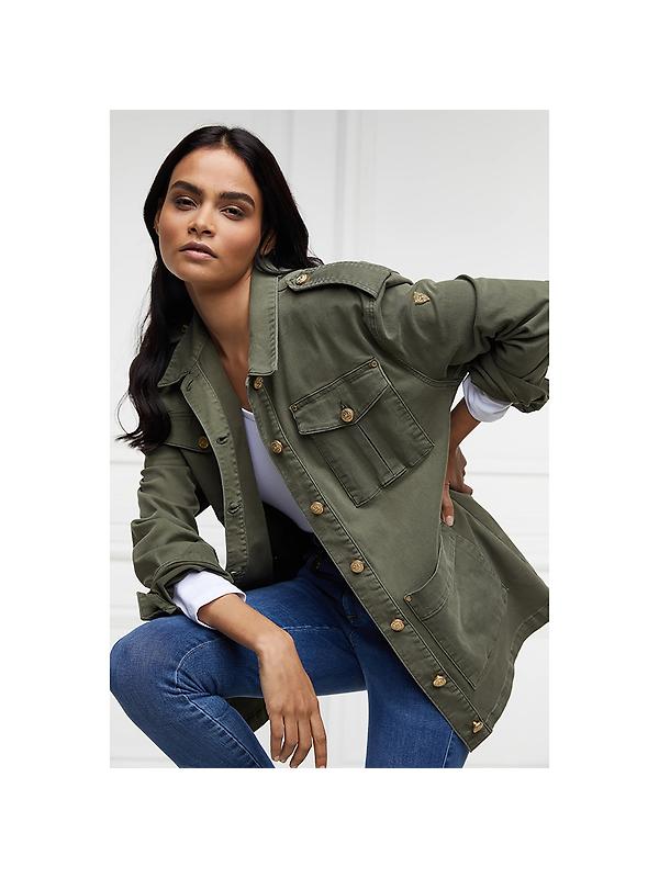 Holland Cooper Women's Artillery Jacket - Hunter Green Image 6