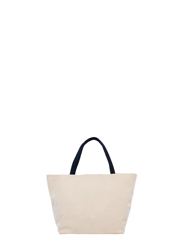 Holland Cooper Women's Classic Shopper - Ecru Navy Image 4