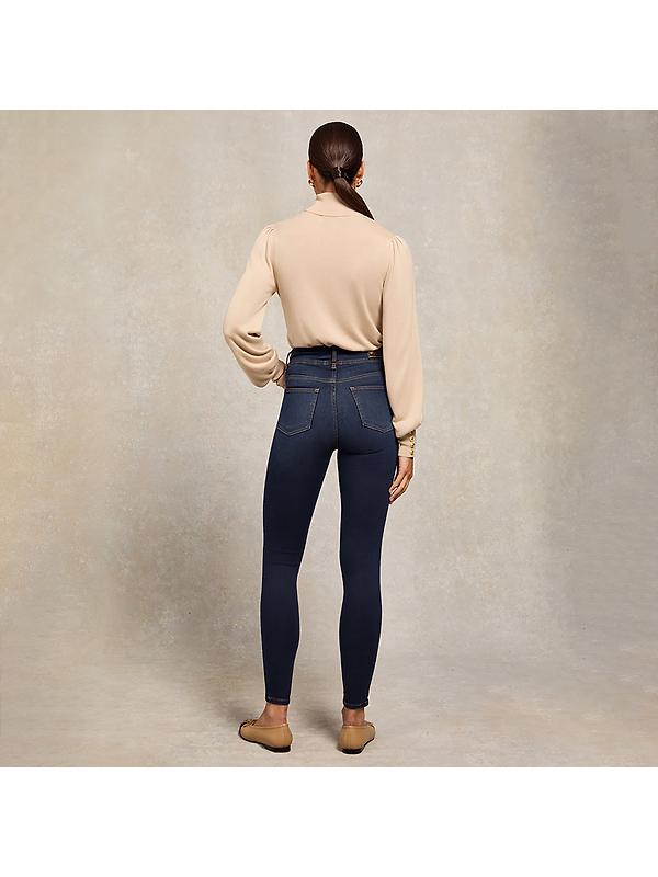 Holland Cooper Women's Contour Skinny Jeans - Deep Indigo Image 4
