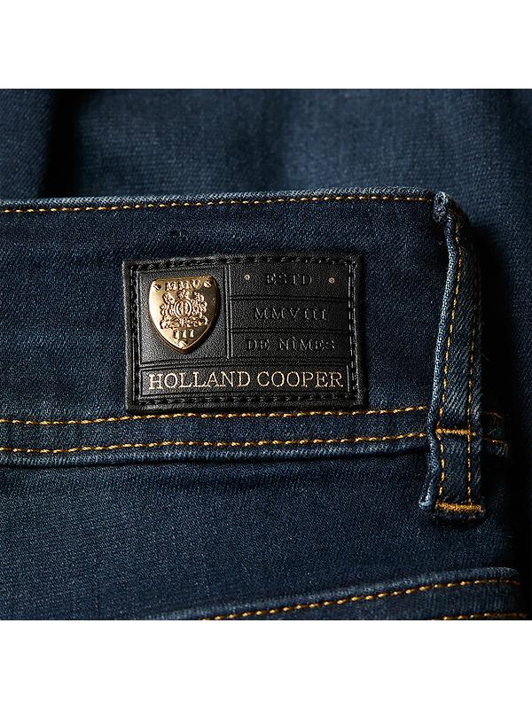 Holland Cooper Women's Contour Skinny Jeans - Deep Indigo Image 8