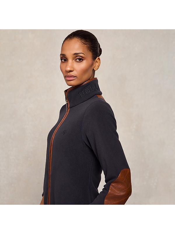 Holland Cooper Women's Country Fleece Jacket - Ink Navy Image 3