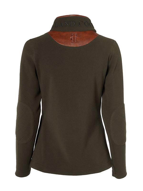 Holland Cooper Women's Country Fleece Quarter Zip - Khaki Image 7