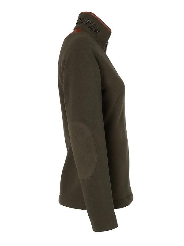 Holland Cooper Women's Country Fleece Quarter Zip - Khaki Image 8