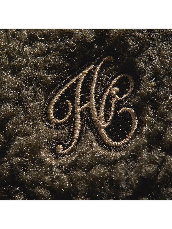 Holland Cooper Women's Country Fleece Quarter Zip - Khaki Borg Image 7