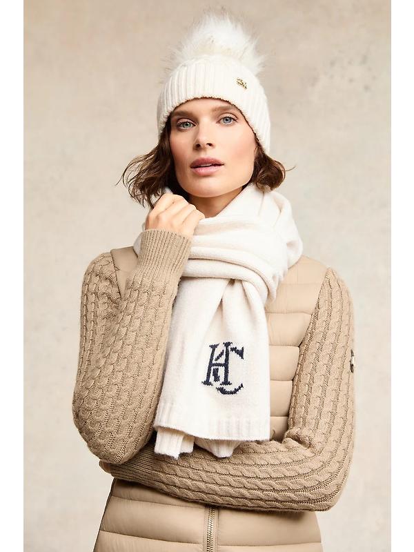 Holland Cooper Women's Elle Scarf - Ecru Image 2