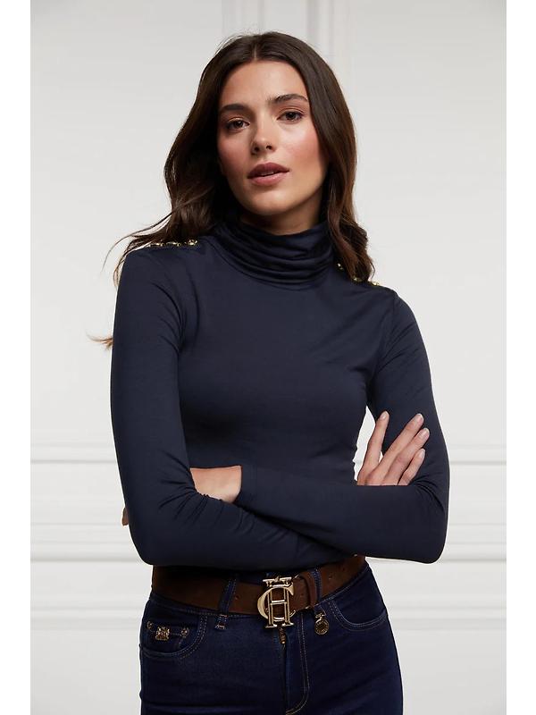 Holland Cooper Women's Essential Roll Neck - Ink Navy Image 7