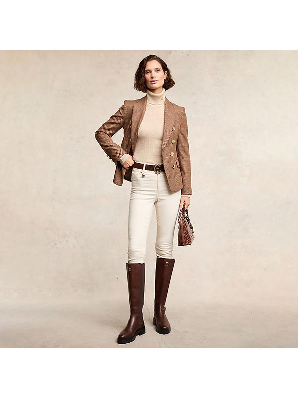 Holland Cooper Women's Jodhpur Jeans - Oatmeal Image 2