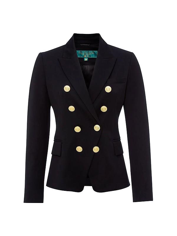 Holland Cooper Women's Knightsbridge Blazer - Navy Barathea Product Image