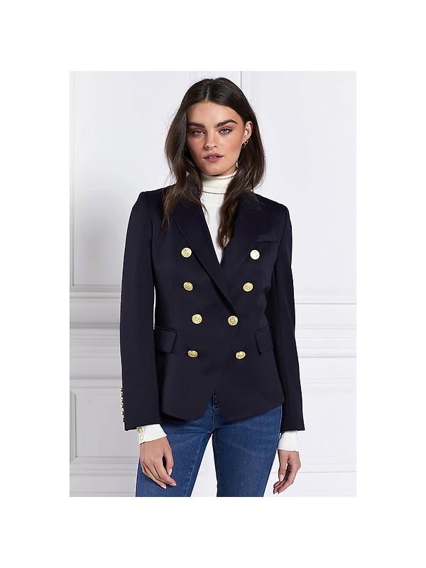 Holland Cooper Women's Knightsbridge Blazer - Navy Barathea Image 2