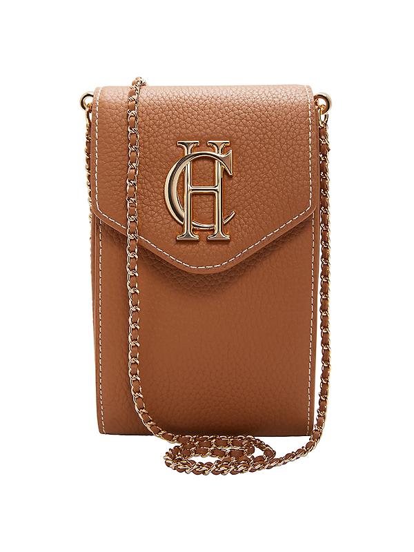 Product image of Holland Cooper Women's Knightsbridge Phone Pouch - Tan Gold