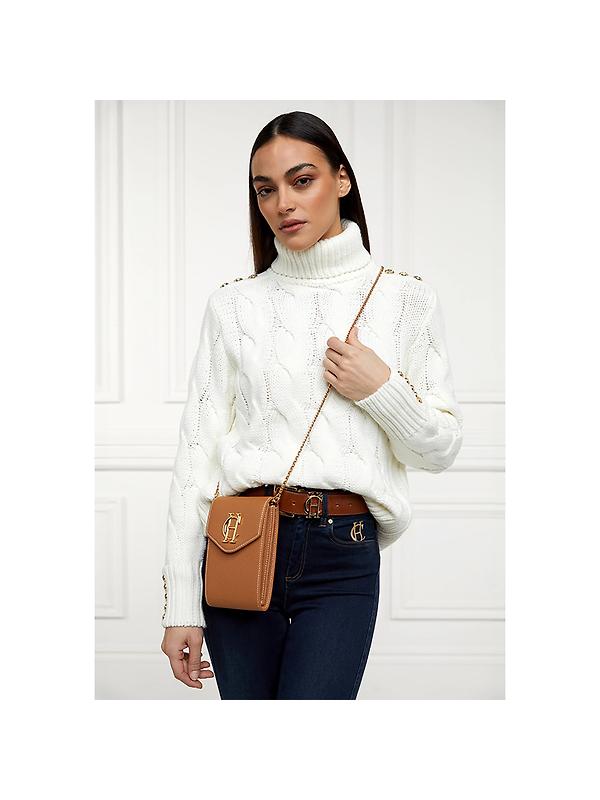 Holland Cooper Women's Knightsbridge Phone Pouch - Tan Gold Image 2