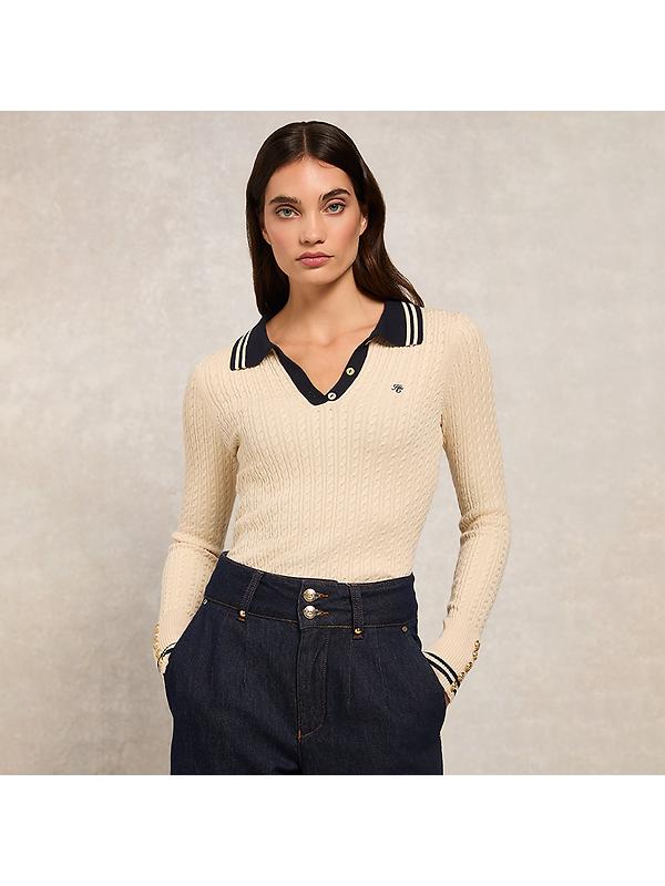 Holland Cooper Women's Orla Knit - Almond Image 2