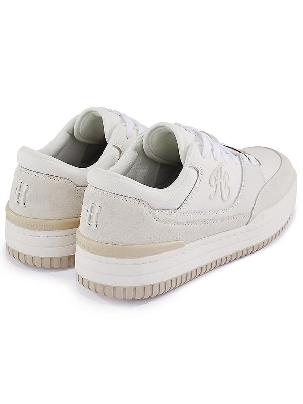 Holland Cooper Women's Retro Trainers - Off White Image 4