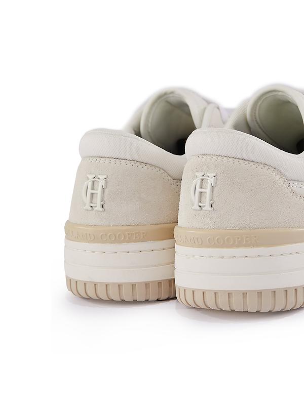 Holland Cooper Women's Retro Trainers - Off White Image 9