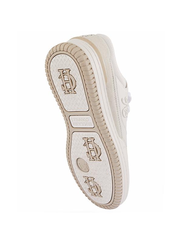 Holland Cooper Women's Retro Trainers - Off White Image 6