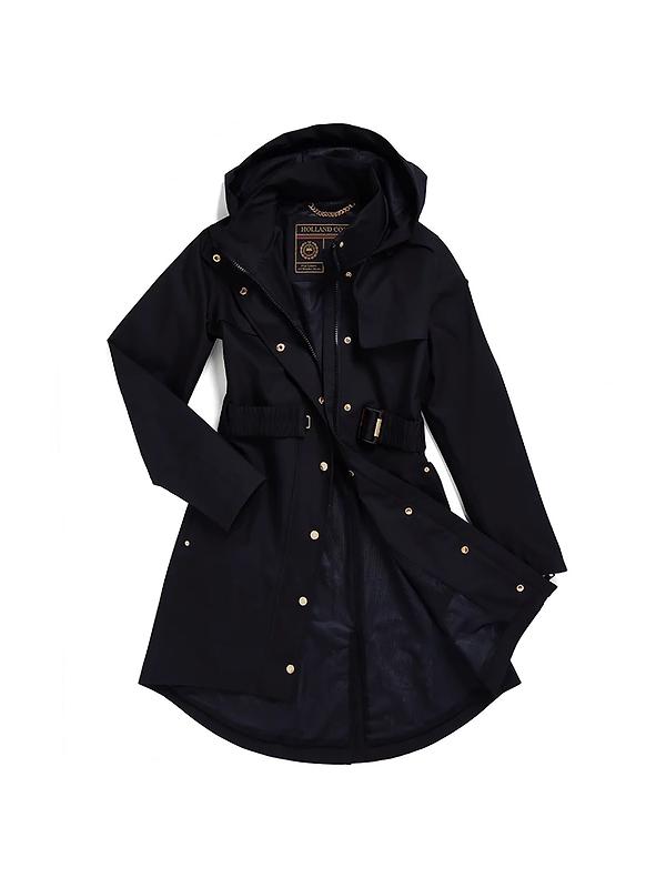 Holland Cooper Women's Rosedale Waterproof Parka - Black Image 1